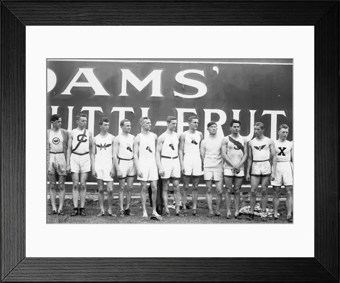 Framed Print : American Olympic team, 1912. Creator: Bain News Service Framed Print : American Olympic team, 1912. Creator: Bain News Service