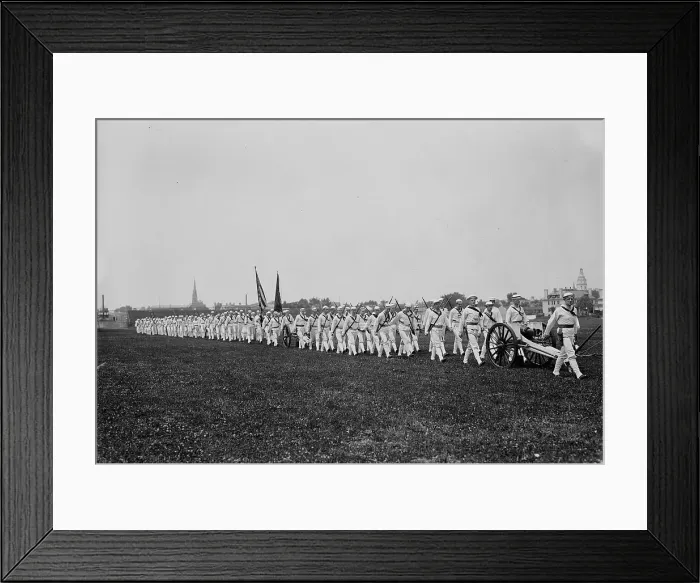Framed Print : Artillery - Annapolis, 1913. Creator: Bain News Service Framed Print : Artillery - Annapolis, 1913. Creator: Bain News Service