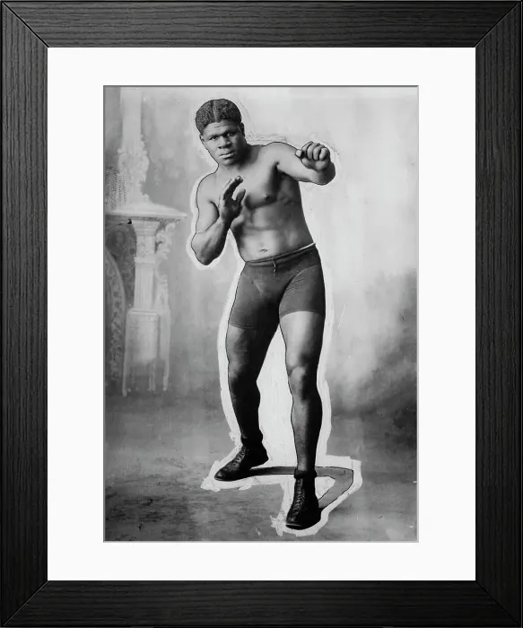 Framed Print : Sam McVey, between c1910 and c1915. Creator: Bain News Service Framed Print : Sam McVey, between c1910 and c1915. Creator: Bain News Service