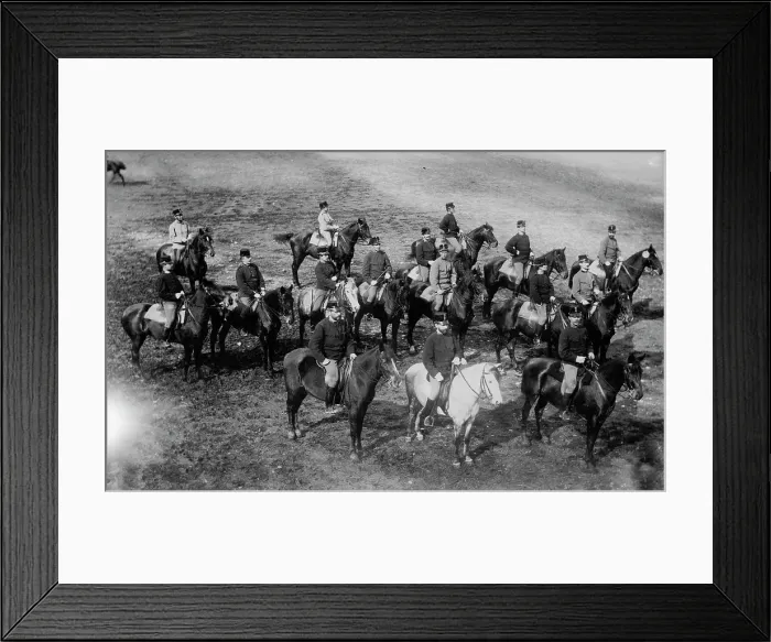 Framed Print : Austria - Infantry officers, between c1910 and c1915. Creator: Bain News Service Framed Print : Austria - Infantry officers, between c1910 and c1915. Creator: Bain News Service