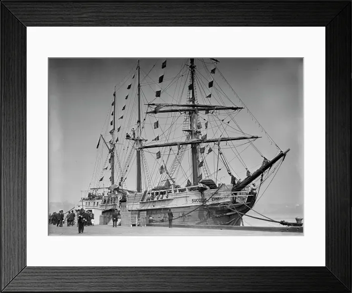 Framed Print : SUCCESS, Convict ship, between c1910 and c1915. Creator: Bain News Service Framed Print : SUCCESS, Convict ship, between c1910 and c1915. Creator: Bain News Service