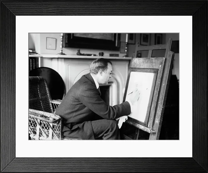 Framed Print : John Wolcott Adams, 1913. Creators: Bain News Service, George Graham Bain Framed Print : John Wolcott Adams, 1913. Creators: Bain News Service, George Graham Bain