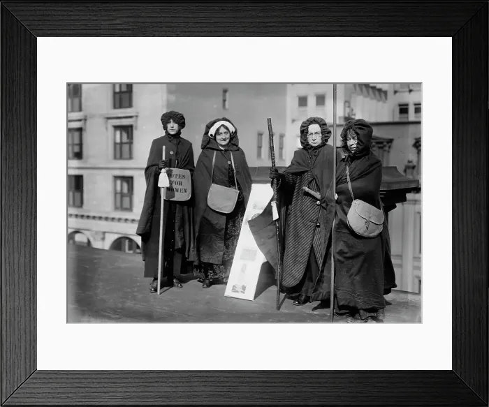 Framed Print : Washington hikers, 1913. Creator: Bain News Service Framed Print : Washington hikers, 1913. Creator: Bain News Service