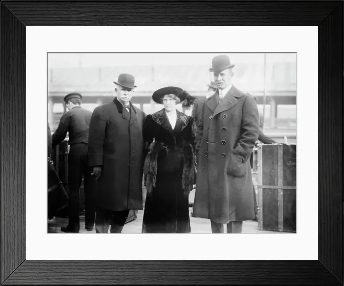 Framed Print : Arthur Irwin, Mr. & Mrs. Frank Chance, 1913. Creator: Bain News Service Framed Print : Arthur Irwin, Mr. & Mrs. Frank Chance, 1913. Creator: Bain News Service