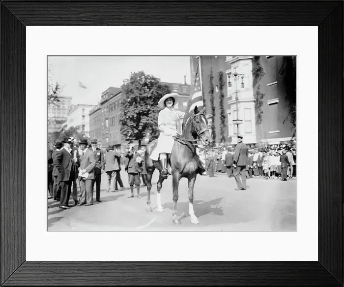 Framed Print : Inez Milholland, 1913. Creator: Bain News Service Framed Print : Inez Milholland, 1913. Creator: Bain News Service