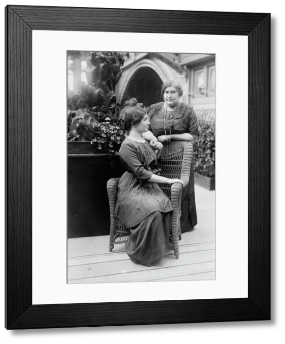 Framed Print : Helen Keller & Mrs. Macy, 1913. Creator: Bain News Service Framed Print : Helen Keller & Mrs. Macy, 1913. Creator: Bain News Service