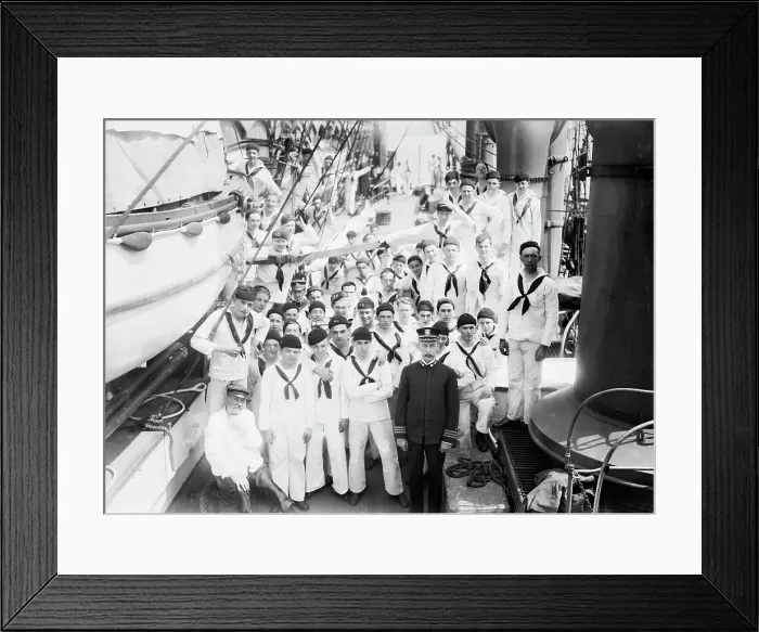 Framed Print : Capt. B.H. Tillman & boys - Newport, 1913. Creator: Bain News Service Framed Print : Capt. B.H. Tillman & boys - Newport, 1913. Creator: Bain News Service