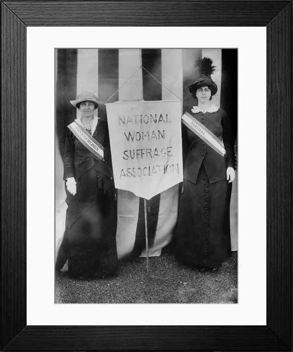 Framed Print : Mrs. Stanley McCormick and Mrs. Chas. Parker, between c1910 and c1915. Creator: Bain News Service Framed Print : Mrs. Stanley McCormick and Mrs. Chas. Parker, between c1910 and c1915. Creator: Bain News Service