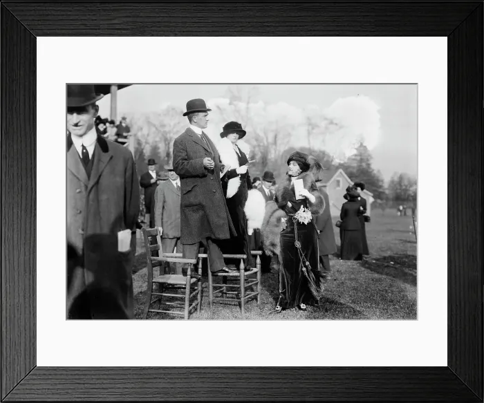 Framed Print : Mrs. Bramhall, Mr. & Mrs. Gilbert, between c1910 and c1915. Creator: Bain News Service Framed Print : Mrs. Bramhall, Mr. & Mrs. Gilbert, between c1910 and c1915. Creator: Bain News Service