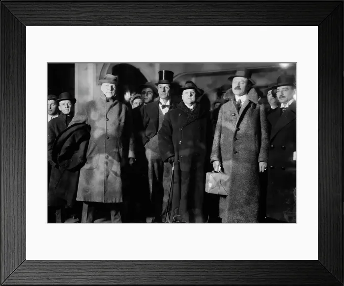 Framed Print : C.A.H. Friedmann, C. deVidal Hundt, C.E. Finlay, Dr. F.F. Friedmann, 1913. Creator: Bain News Service Framed Print : C.A.H. Friedmann, C. deVidal Hundt, C.E. Finlay, Dr. F.F. Friedmann, 1913. Creator: Bain News Service