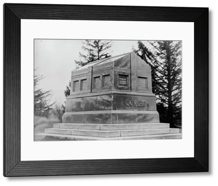 Framed Print : Morgan Tomb - Hartford, between c1910 and c1915. Creator: Bain News Service Framed Print : Morgan Tomb - Hartford, between c1910 and c1915. Creator: Bain News Service