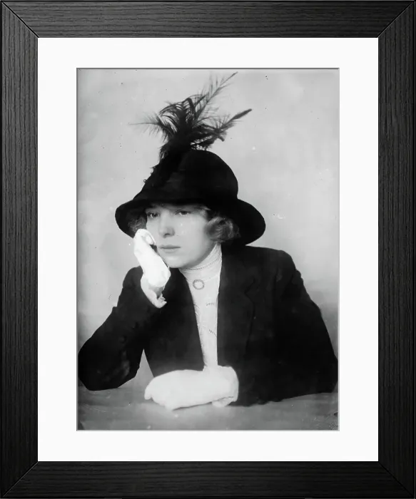 Framed Print : The female fan - this is our last chance - Bessie Stewart, between c1910 and c1915. Creator: Bain News Service Framed Print : The female fan - this is our last chance - Bessie Stewart, between c1910 and c1915. Creator: Bain News Service