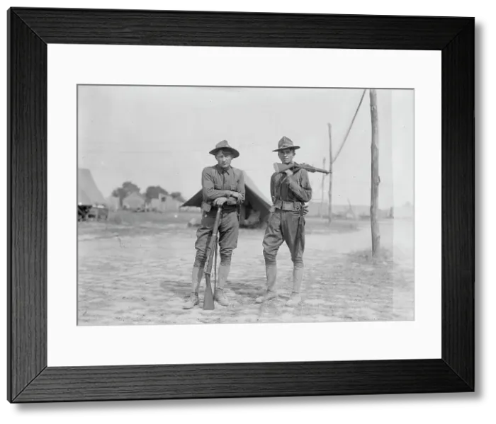 Framed Print : Guards - Gettysburg, 1913. Creator: Bain News Service Framed Print : Guards - Gettysburg, 1913. Creator: Bain News Service