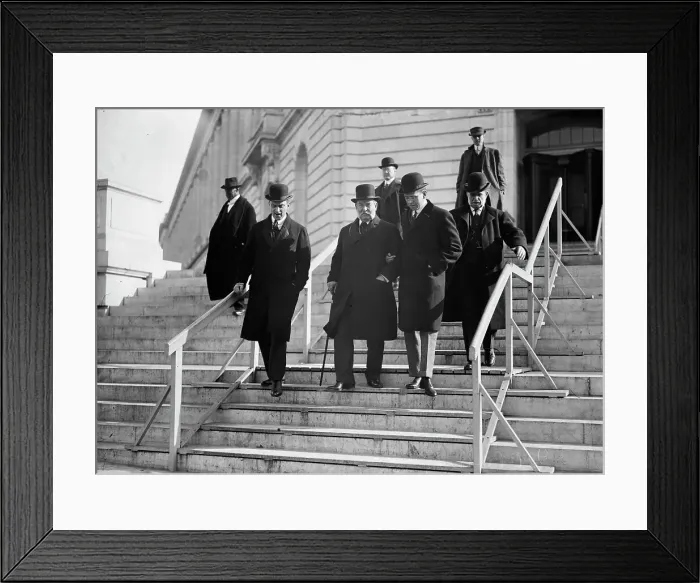 Framed Print : Geo. F. Baker & son, (1913?). Creator: Bain News Service Framed Print : Geo. F. Baker & son, (1913?). Creator: Bain News Service