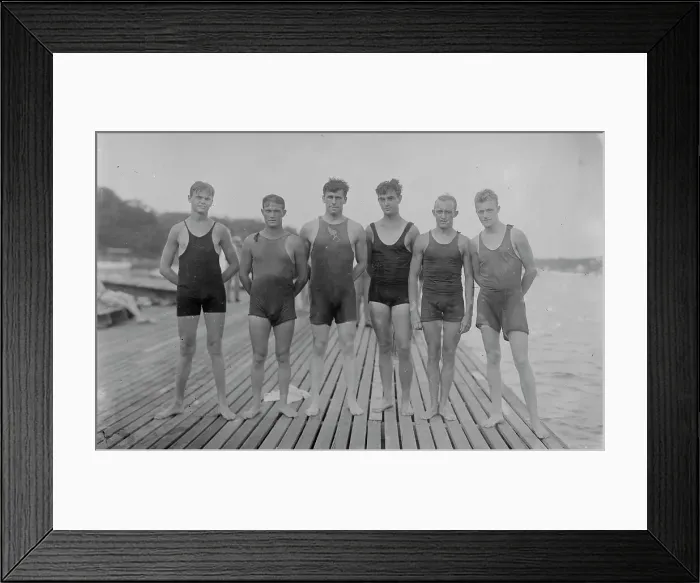 Framed Print : J.A. Zimrock, G. Hager, Rex Cropsey, C. Ash, H. Knecht, J.C. Wheatley, 1913. Creator: Bain News Service Framed Print : J.A. Zimrock, G. Hager, Rex Cropsey, C. Ash, H. Knecht, J.C. Wheatley, 1913. Creator: Bain News Service