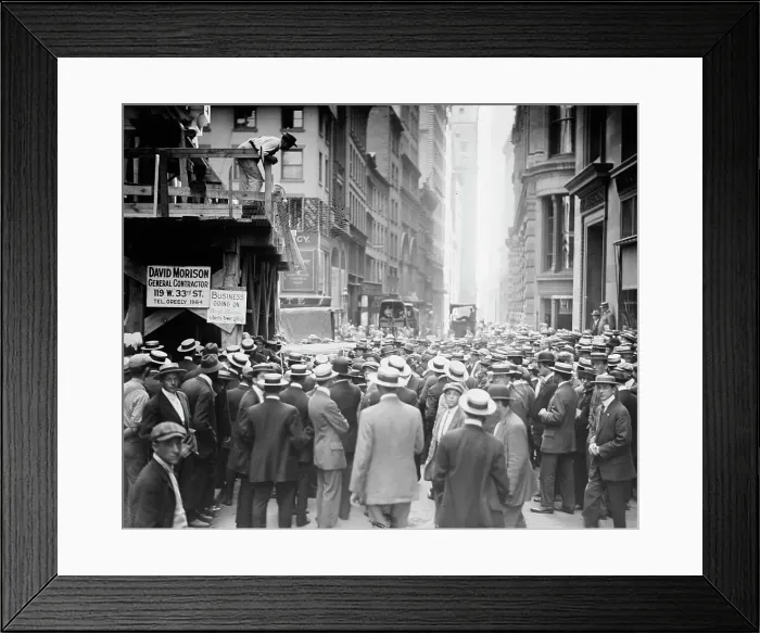 Framed Print : Crowd waiting for Gibson, 1912. Creator: Bain News Service Framed Print : Crowd waiting for Gibson, 1912. Creator: Bain News Service