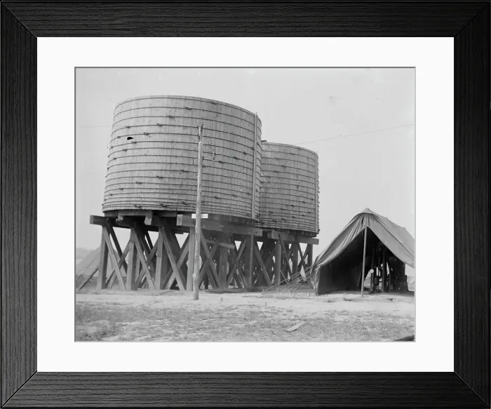 Framed Print : Water Supply - Gettysburg, 1913. Creator: Bain News Service Framed Print : Water Supply - Gettysburg, 1913. Creator: Bain News Service