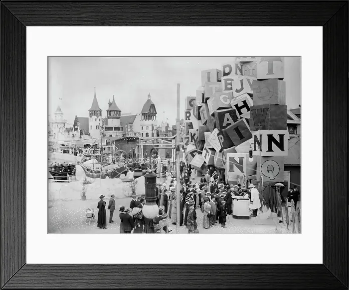 Framed Print : Luna Park, Coney Isl. between c1910 and c1915. Creator: Bain News Service Framed Print : Luna Park, Coney Isl. between c1910 and c1915. Creator: Bain News Service