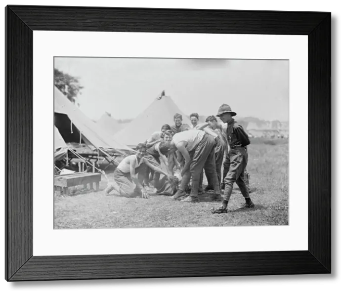 Framed Print : Boy Scouts - Gettysburg, 1913. Creator: Bain News Service Framed Print : Boy Scouts - Gettysburg, 1913. Creator: Bain News Service