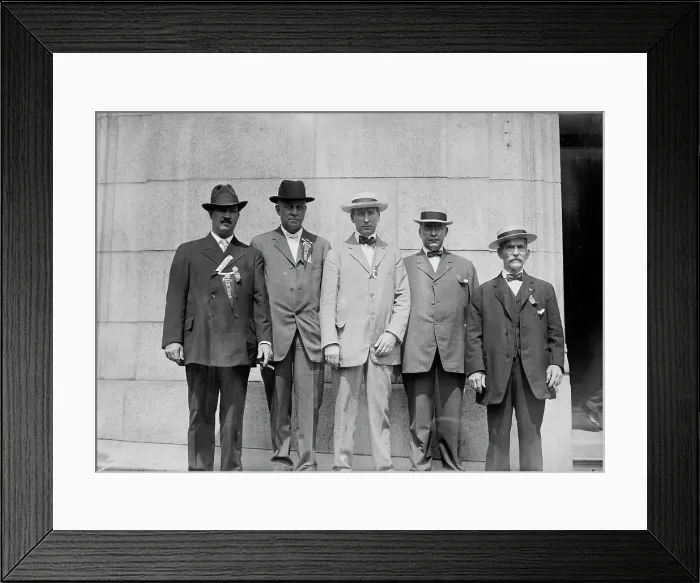 Framed Print : Sam B. Boyd (Knoxville), H.C. Bunker (Cin'ti), Geo. Olvanny (Dep. Com'y... between c1910-c1915. Creator: Bain News Service) Framed Print : Sam B. Boyd (Knoxville), H.C. Bunker (Cin'ti), Geo. Olvanny (Dep. Com'y... between c1910-c1915. Creator: Bain News Service)