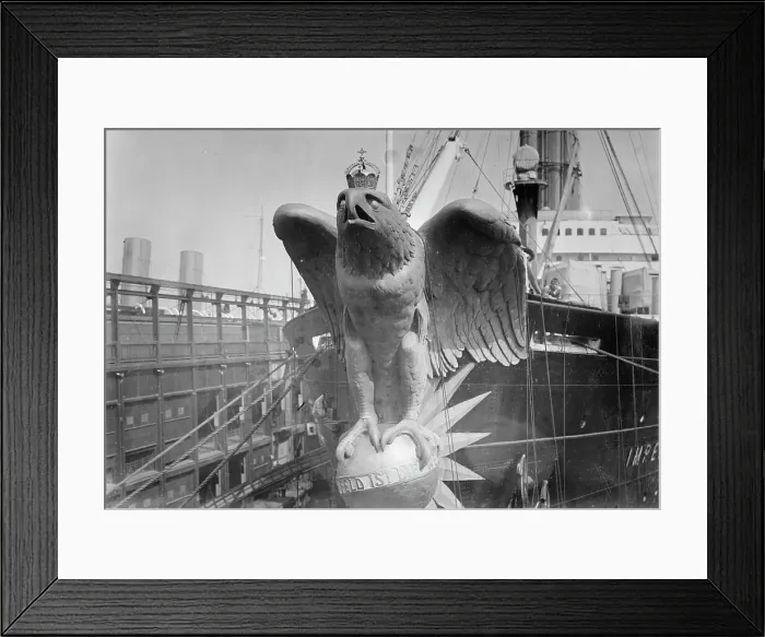 Framed Print : IMPERATOR - figurehead, between c1910 and 1914. Creator: Bain News Service Framed Print : IMPERATOR - figurehead, between c1910 and 1914. Creator: Bain News Service