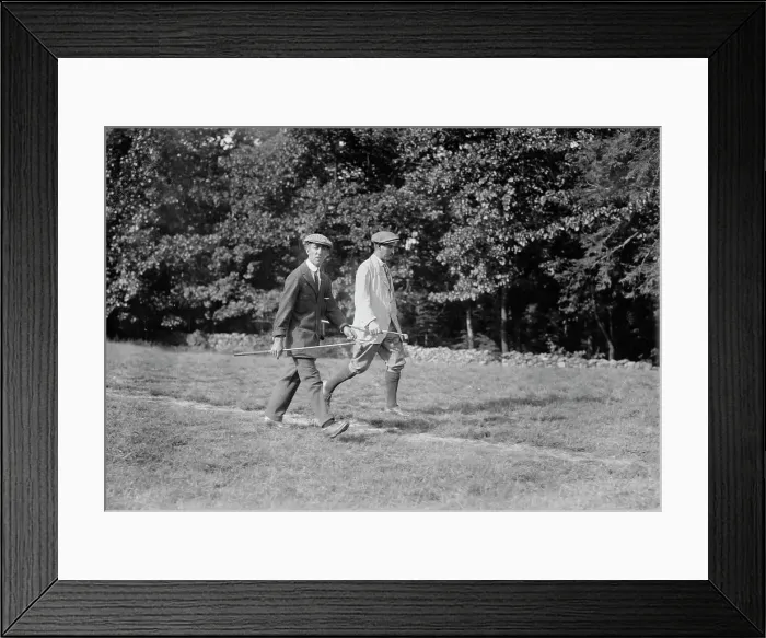 Framed Print : McLeod & Vardon - golf, between c1910 and c1915. Creator: Bain News Service Framed Print : McLeod & Vardon - golf, between c1910 and c1915. Creator: Bain News Service