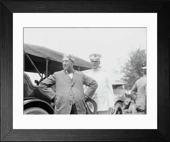 Framed Print : Secy Garrison [and] Gen. Leggett, 1913. Creator: Bain News Service