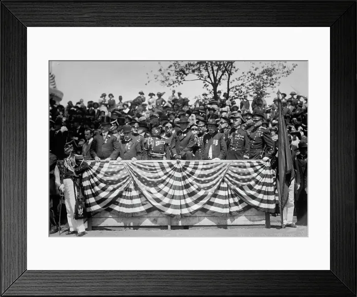 Framed Print : Sulzer reviews G.A.R. 1913. Creator: Bain News Service