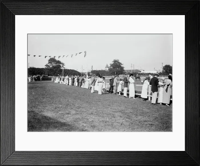 Framed Print : Horse Show, Long Branch, between c1910 and c1915. Creator: Bain News Service Framed Print : Horse Show, Long Branch, between c1910 and c1915. Creator: Bain News Service