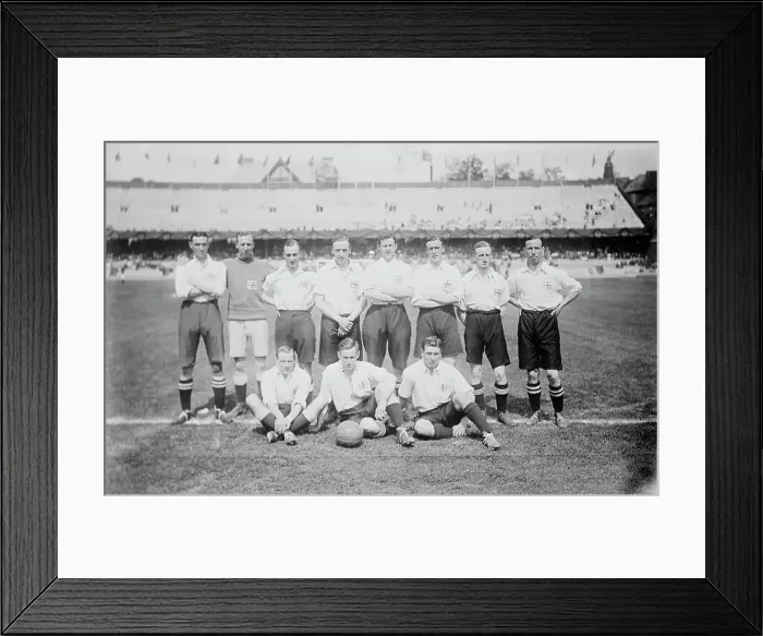 Framed Print : English football team, c1912. Creator: Bain News Service Framed Print : English football team, c1912. Creator: Bain News Service