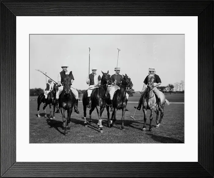 Framed Print : Edwards, Freake, and others -- Polo, between c1910 and c1915. Creator: Bain News Service Framed Print : Edwards, Freake, and others -- Polo, between c1910 and c1915. Creator: Bain News Service