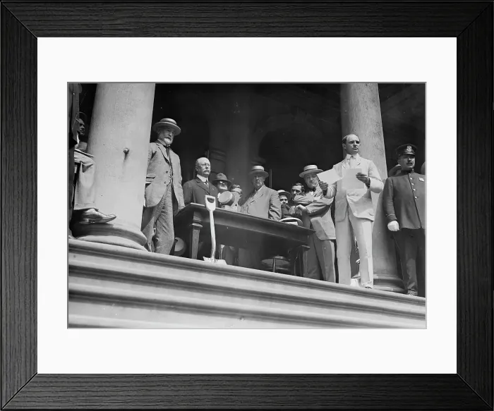 Framed Print : At Gaynor notification 9 / 3 / 13, 1913. Creator: Bain News Service Framed Print : At Gaynor notification 9 / 3 / 13, 1913. Creator: Bain News Service