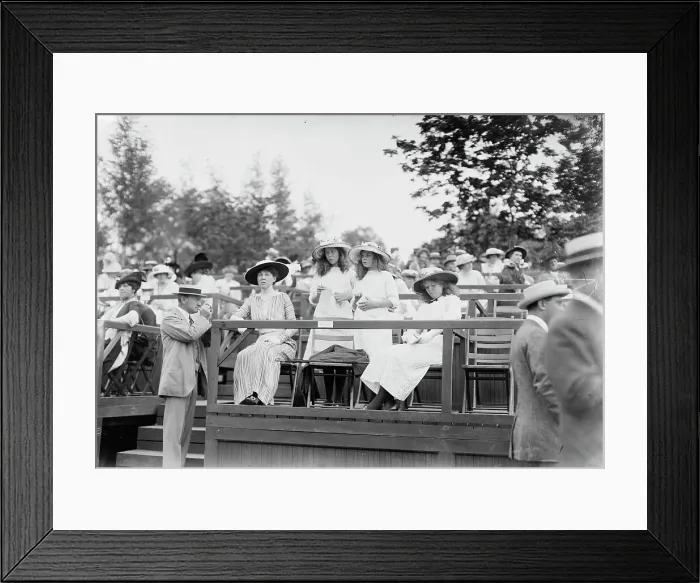 Framed Print : W. Goadby Loew, wife & daughters, 1913. Creator: Bain News Service Framed Print : W. Goadby Loew, wife & daughters, 1913. Creator: Bain News Service