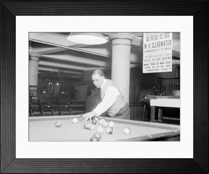 Framed Print : W.H. Clearwater - pool, 1911. Creator: Bain News Service Framed Print : W.H. Clearwater - pool, 1911. Creator: Bain News Service