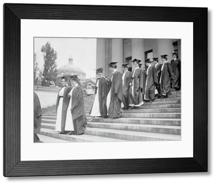 Framed Print : Barnard Girls, 1914. Creator: Bain News Service Framed Print : Barnard Girls, 1914. Creator: Bain News Service