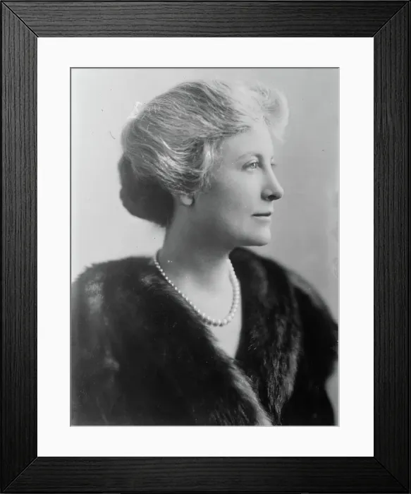 Framed Print : Mrs. Aug. Belmont, between c1915 and 1916. Creator: Bain News Service Framed Print : Mrs. Aug. Belmont, between c1915 and 1916. Creator: Bain News Service