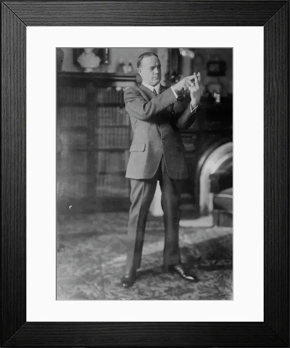 Framed Print : Billy Sunday, 1917. Creator: Bain News Service Framed Print : Billy Sunday, 1917. Creator: Bain News Service