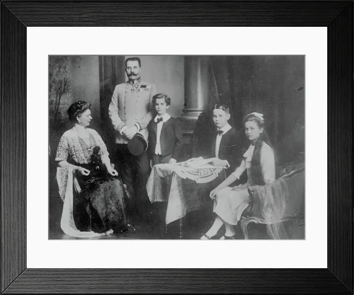 Framed Print : Franz Ferd. & family, between c1910 and c1915. Creator: Bain News Service Framed Print : Franz Ferd. & family, between c1910 and c1915. Creator: Bain News Service