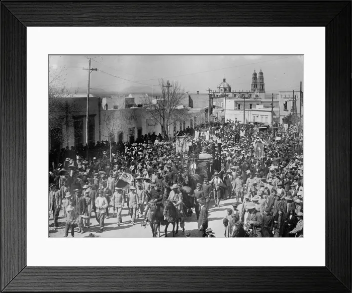Framed Print : Funeral of Gen. Ganzalez [i.e. Gonzalez], 1914. Creator: Bain News Service