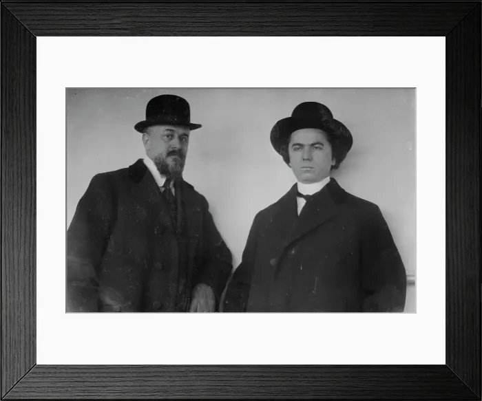 Framed Print : Gabriel Lapierre [and] Jan Kubelik, between c1910 and c1915. Creator: Bain News Service