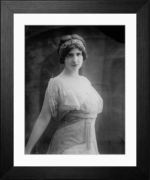 Framed Print : Margherita Beriza, 1914. Creator: Bain News Service Framed Print : Margherita Beriza, 1914. Creator: Bain News Service