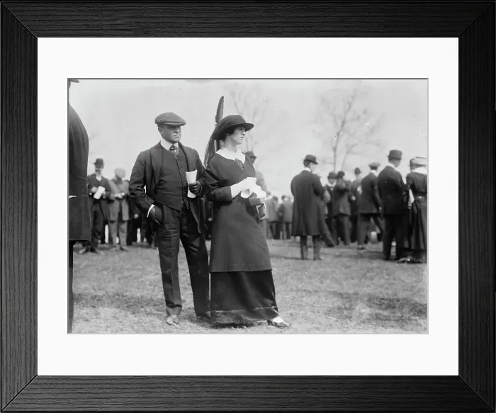 Framed Print : H.K. Vingut & wife, 1914. Creator: Bain News Service Framed Print : H.K. Vingut & wife, 1914. Creator: Bain News Service
