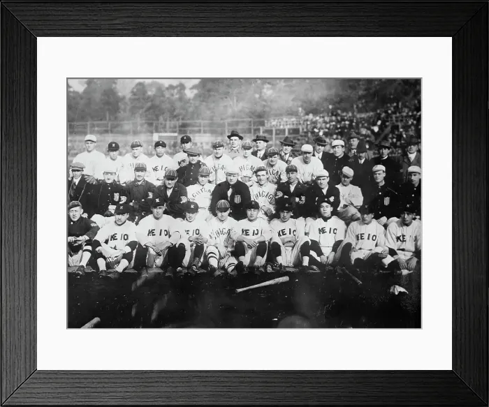 Framed Print : Keio University ball team, 1914. Creator: Bain News Service Framed Print : Keio University ball team, 1914. Creator: Bain News Service