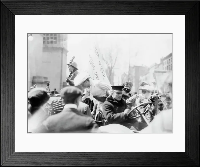 Framed Print : Maude Malone, Suffrage Meeting, 1914. Creator: Bain News Service Framed Print : Maude Malone, Suffrage Meeting, 1914. Creator: Bain News Service