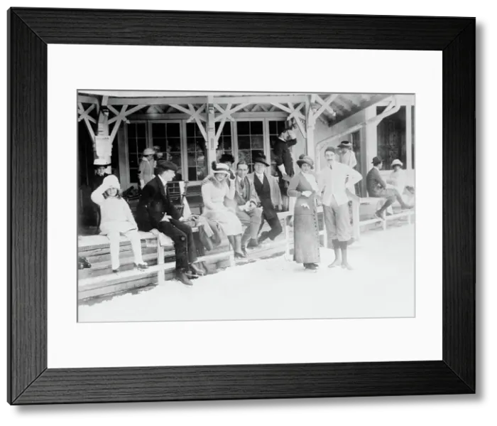 Framed Print : Maxine Elliot [i.e. Elliott] at St. Moritz, between c1910 and c1915. Creator: Bain News Service