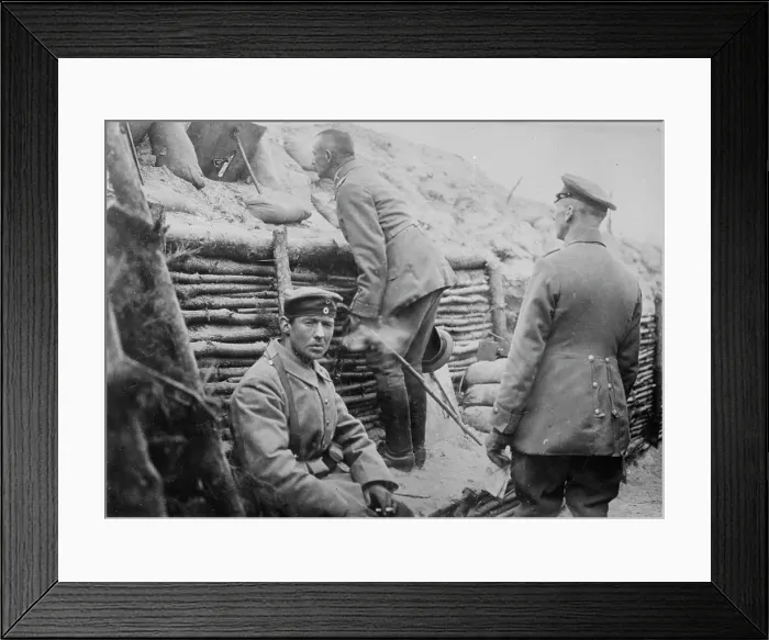 Framed Print : Observation from German Trenches, between c1910 and c1915. Creator: Bain News Service Framed Print : Observation from German Trenches, between c1910 and c1915. Creator: Bain News Service