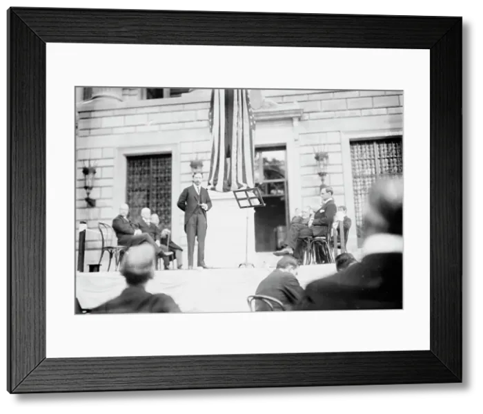 Framed Print : McAneny at Jefferson unveiling, 1914. Creator: Bain News Service Framed Print : McAneny at Jefferson unveiling, 1914. Creator: Bain News Service