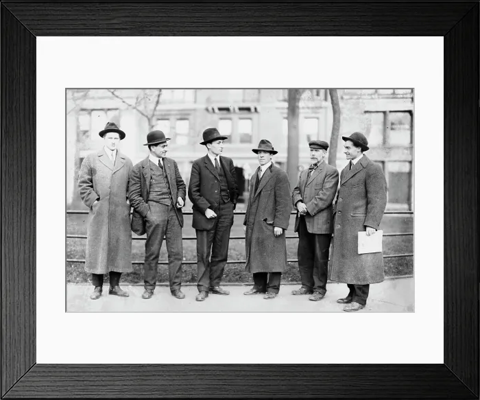 Framed Print : I.W.W. Committee--Sullivan, Caron, Plunkett, Turner, Woolman, between c1910 and c1915. Creator: Bain News Service Framed Print : I.W.W. Committee--Sullivan, Caron, Plunkett, Turner, Woolman, between c1910 and c1915. Creator: Bain News Service