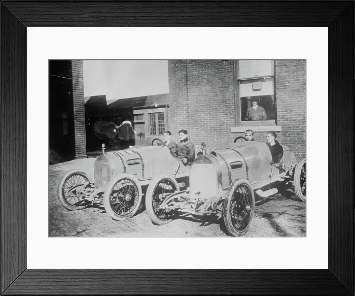 Framed Print : Mercer Racers, between c1910 and c1915. Creator: Bain News Service Framed Print : Mercer Racers, between c1910 and c1915. Creator: Bain News Service