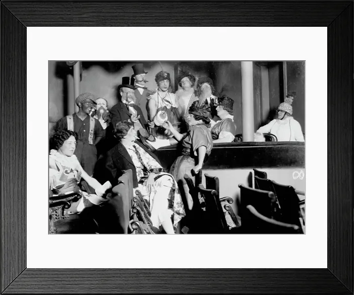 Framed Print : Illustrators at play, 1914. Creator: Bain News Service Framed Print : Illustrators at play, 1914. Creator: Bain News Service